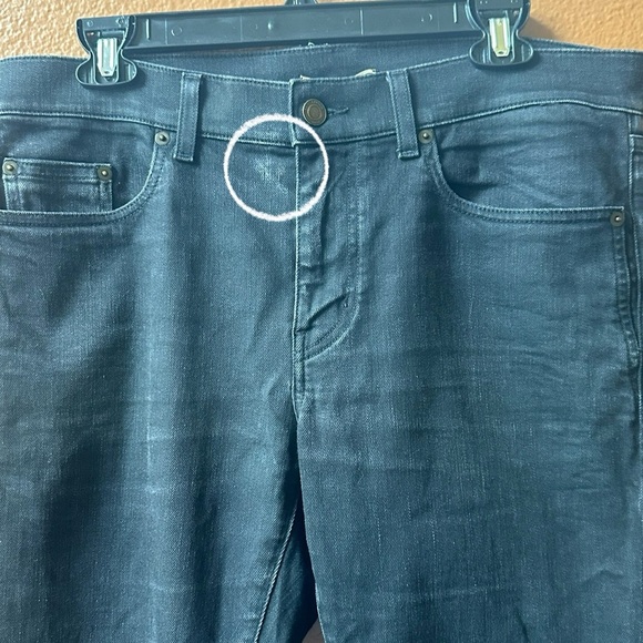 Saint Laurent Paris “D02 M/SK-LW” Black/Gray Factory Faded Skinny Jeans Size 32 - Picture 5 of 11